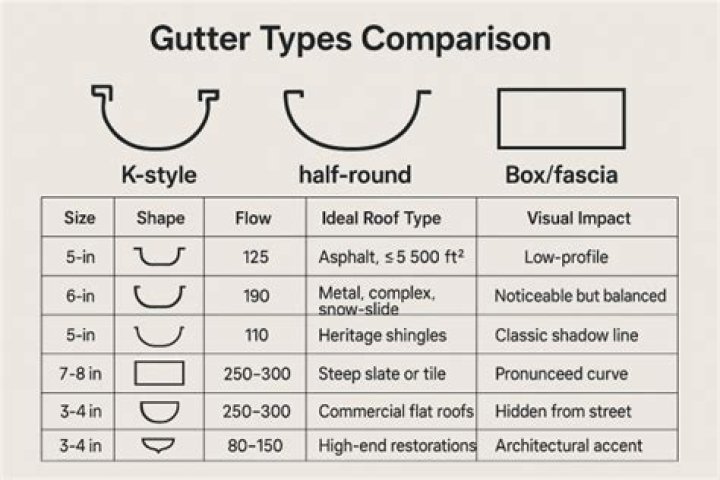 Are half round gutters better than K-style?