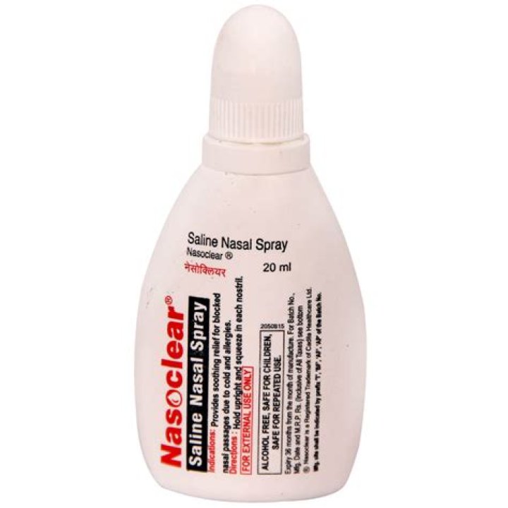 Can I use contact solution as nasal spray?