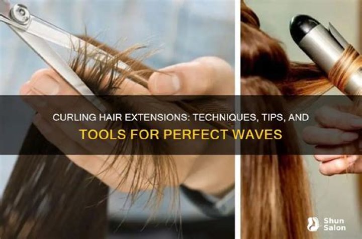 Can you curl hair extensions?