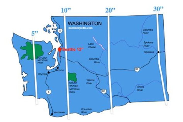 How deep is the frost line in Spokane Washington
