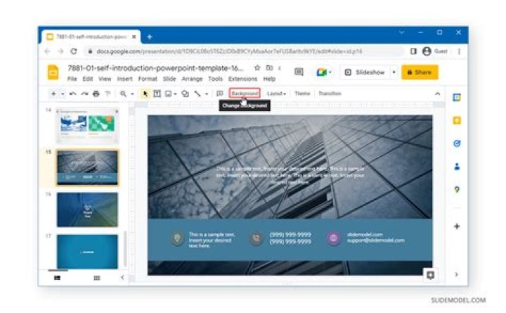 How do I change the logo on the G suite?