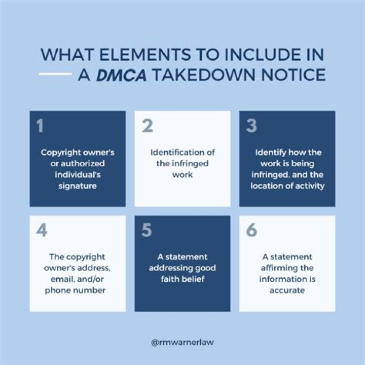 How do I issue a DMCA takedown notice?