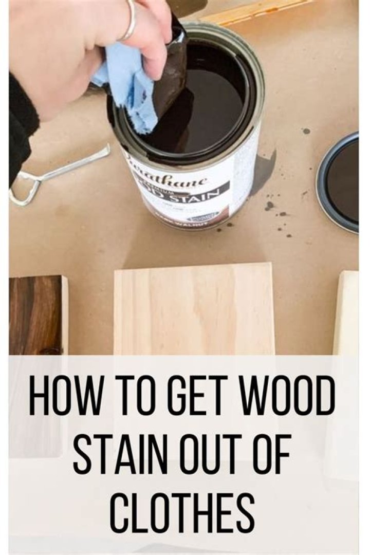 How do you get wood stain out of grout