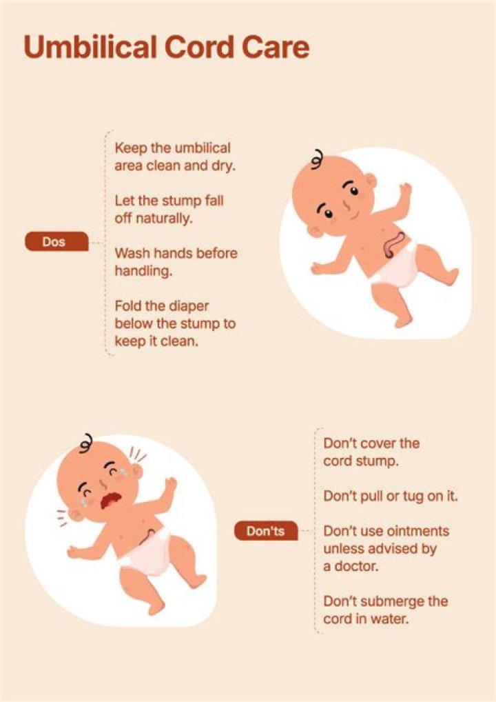 How do you take care of an umbilical cord stump?