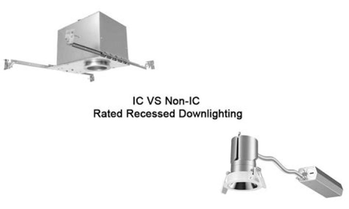 How do you tell if a recessed light is IC rated