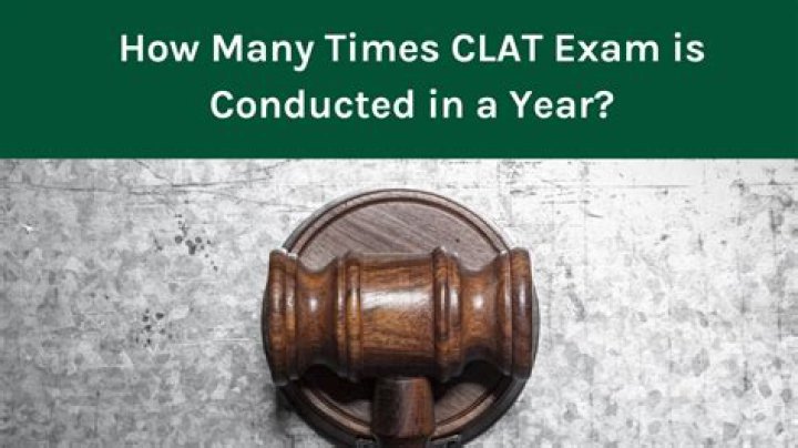 How many times CLAT held in a year?