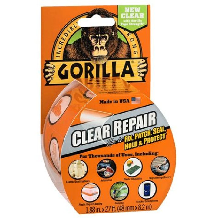 Is Gorilla clear repair tape waterproof?