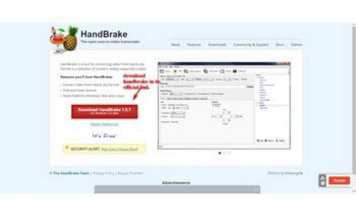 Is HandBrake download safe?