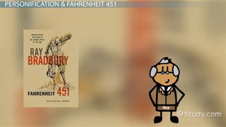 What are some examples of personification in Fahrenheit 451?