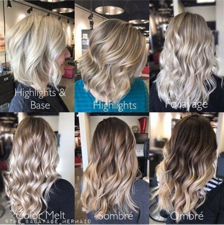 What are the different types of hair coloring?