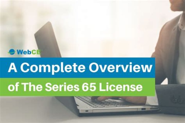 What is a Series 65 license used for?