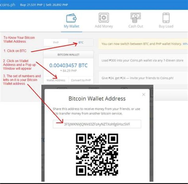 What is a wallet address for Bitcoin?