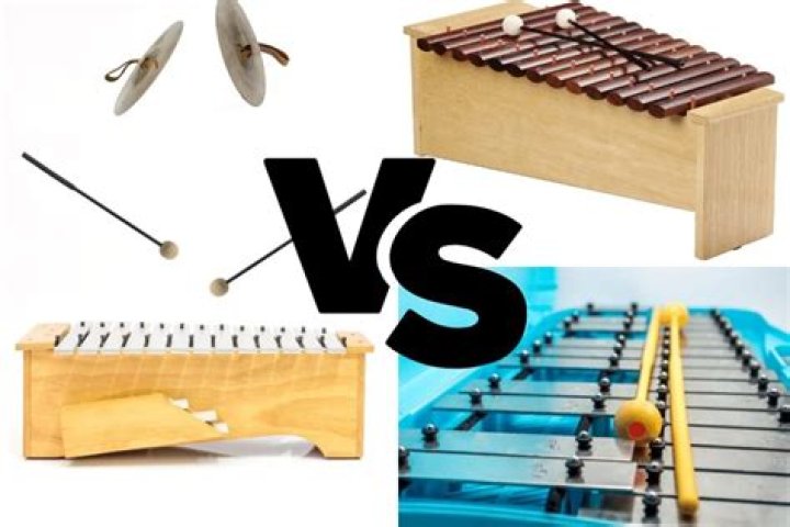 What is the difference between a xylophone and a metallophone?