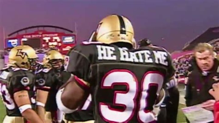 What XFL team Did He Hate Me play on?
