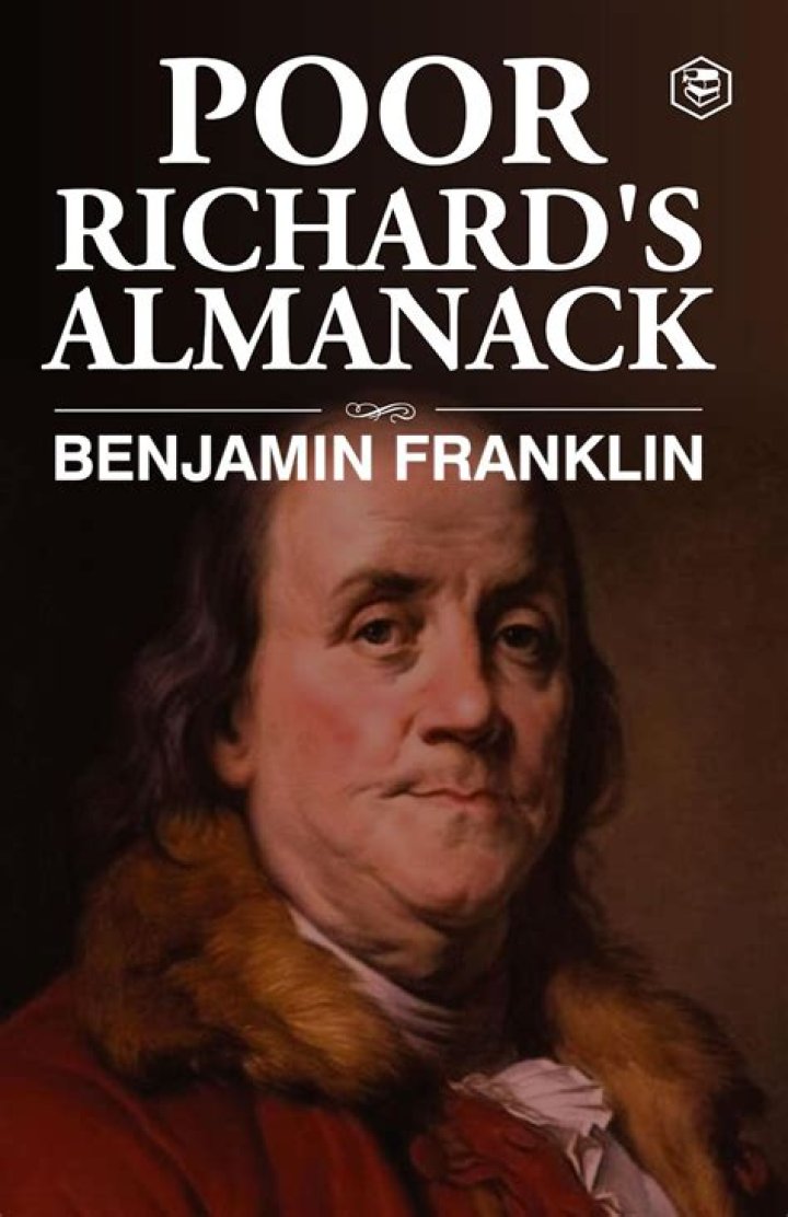 When did Benjamin Franklin Write Poor Richards Almanac