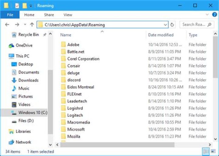 Where is Documents and Settings in Windows 10?